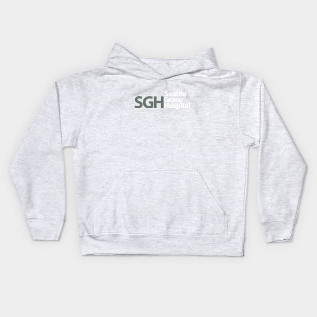 Seattle Grace Hospital Kids Hoodie by fandemonium